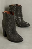 Lola Cruz Western Crystal Ankle Booties
