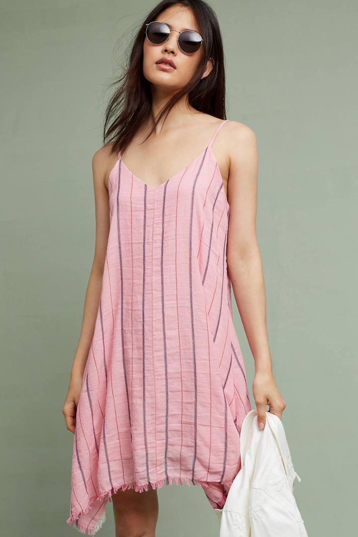 Drew Yarn-dyed Strappy Tunic Dress