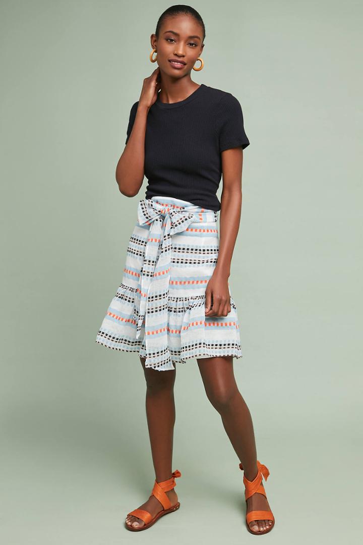 Plenty By Tracy Reese Linda Striped Skirt