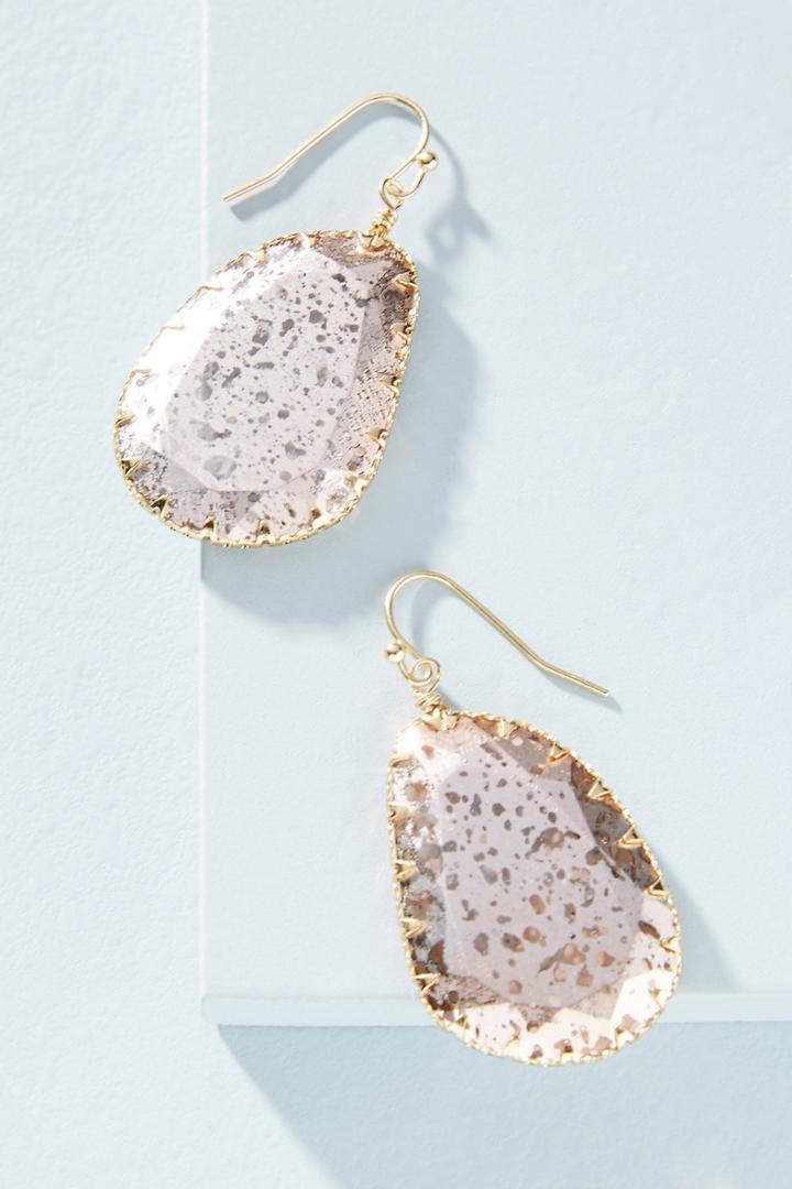 Anthropologie Stroke Of Midnight Drop Earrings