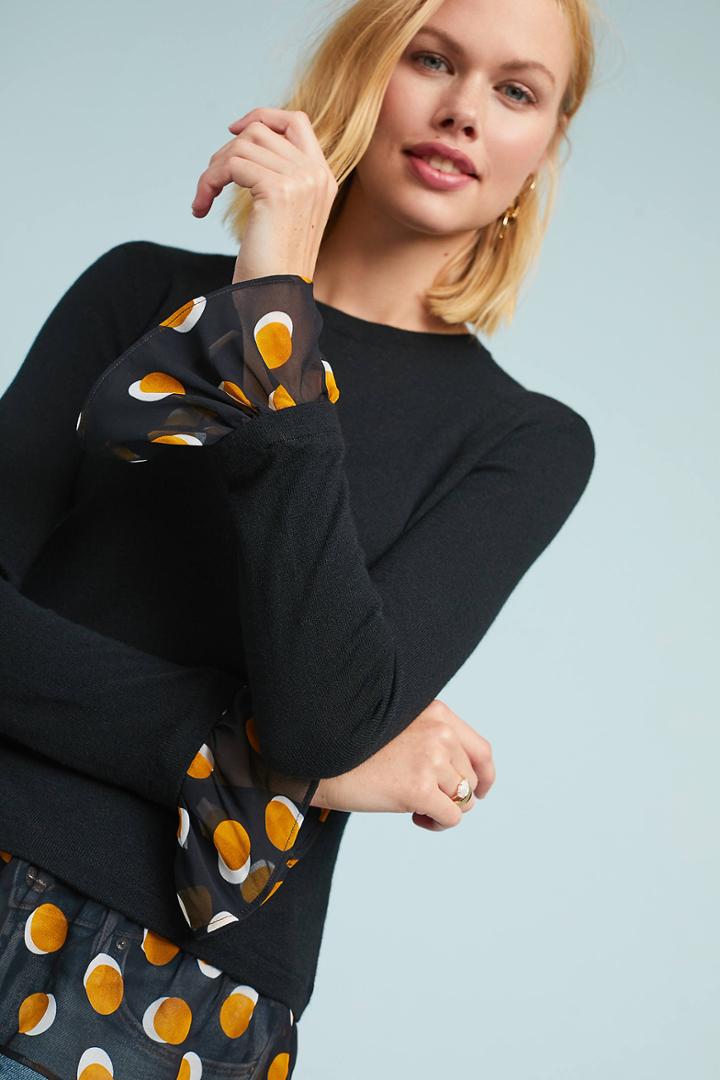 Kachel Mixed Media Pullover