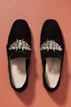 All Black Brooch Loafers