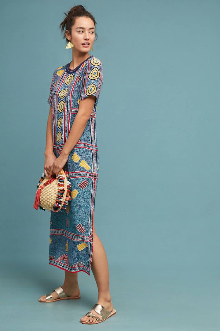 Conditions Apply Geometric Maxi Dress