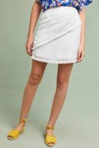 The Jetset Diaries Fringed Linen Mini Skirt