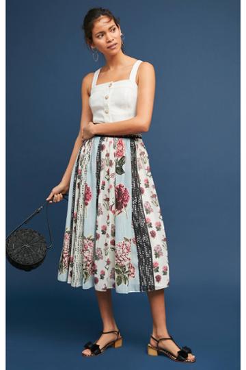 Verb By Pallavi Singhee Condorcet Floral Skirt