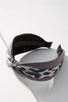 Anthropologie Animal-printed Knotted Headband