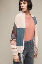 Anthropologie Plaid Cashmere Bomber