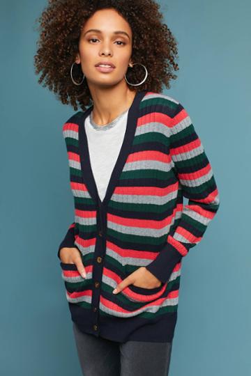 Moth Jamison Striped Cardigan