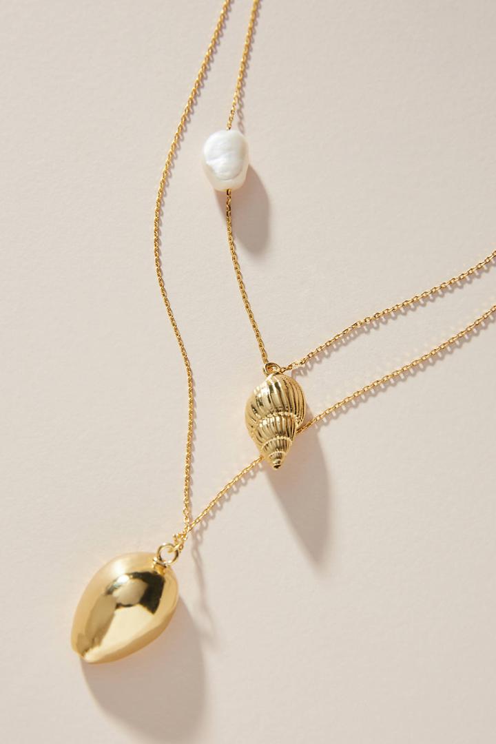 Amber Sceats Adella 24k Gold-plated Layered Necklace