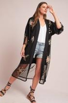 Anthropologie Fiore Embellished Kimono