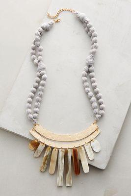 Anthropologie Kevia Horn Necklace