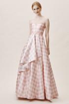 Anthropologie Tosia Gingham Wedding Guest Dress