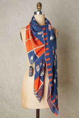 Rumisu Shipmaster Silk Scarf