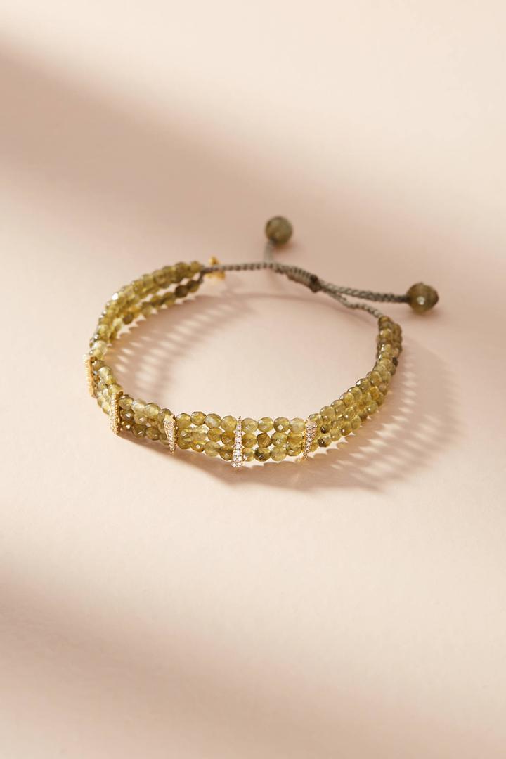 Anthropologie Linden Beaded Stack Bracelet