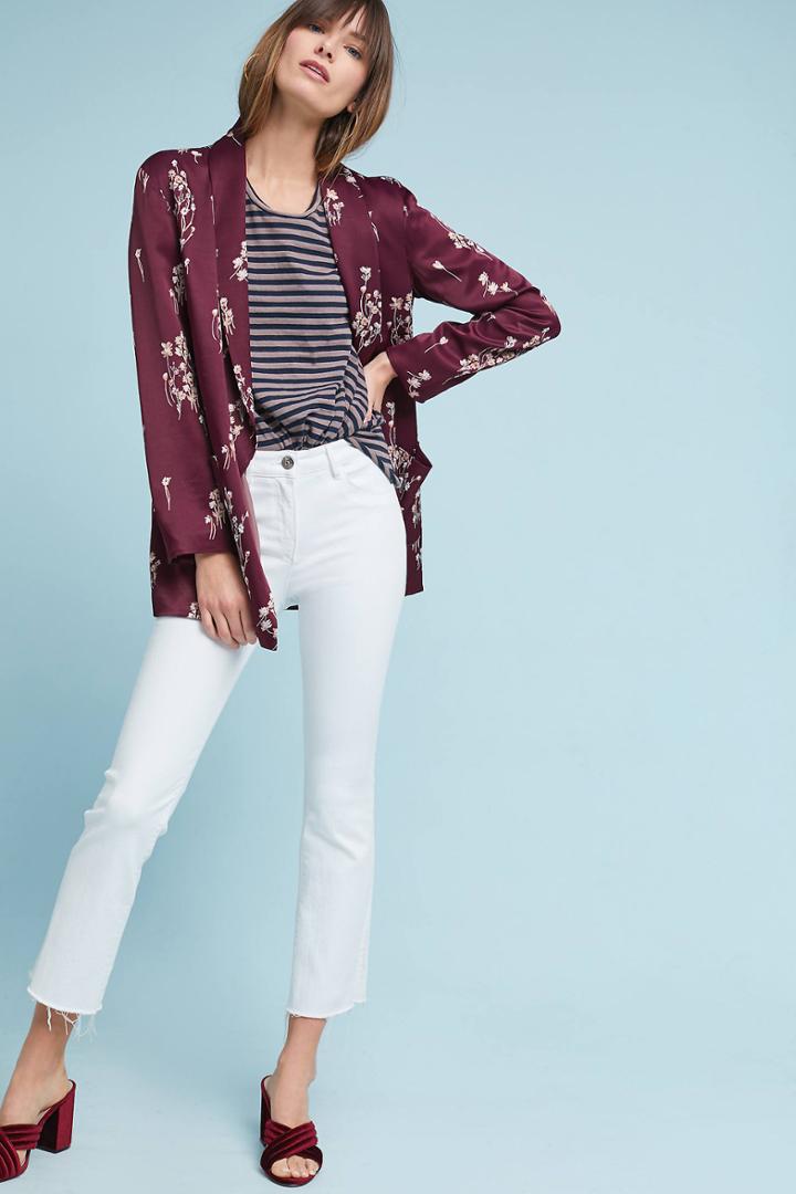 3x1 W25 Crop Mid-rise Bootcut Jeans