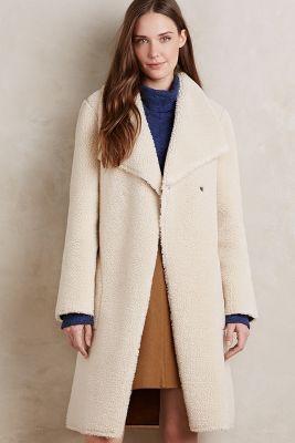 Velvet By Graham And Spencer Reversed Shearling Coat