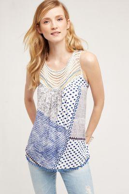 One.september Raye Crochet Tank