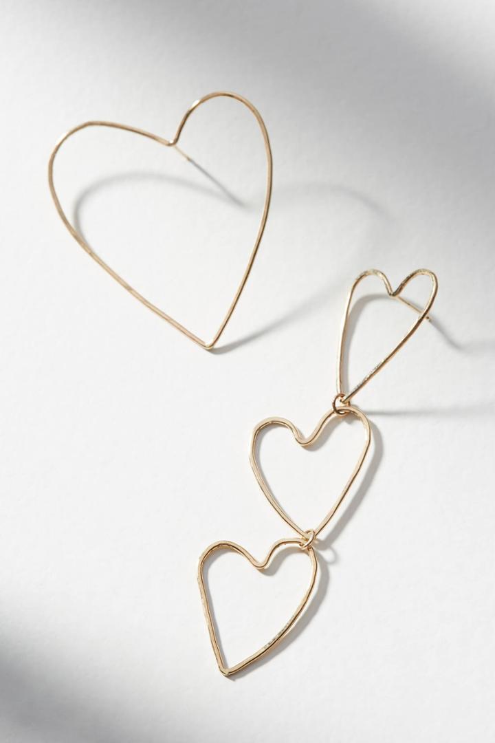 Wendy Faye Asymmetrical Charm Earrings
