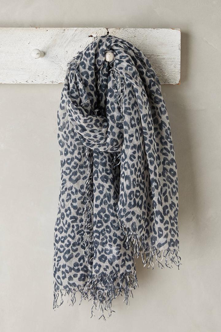 Chan Luu Spotted Cashmere Scarf