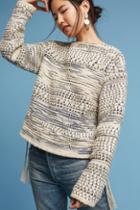 Study Ny Woven Fringe Sweater