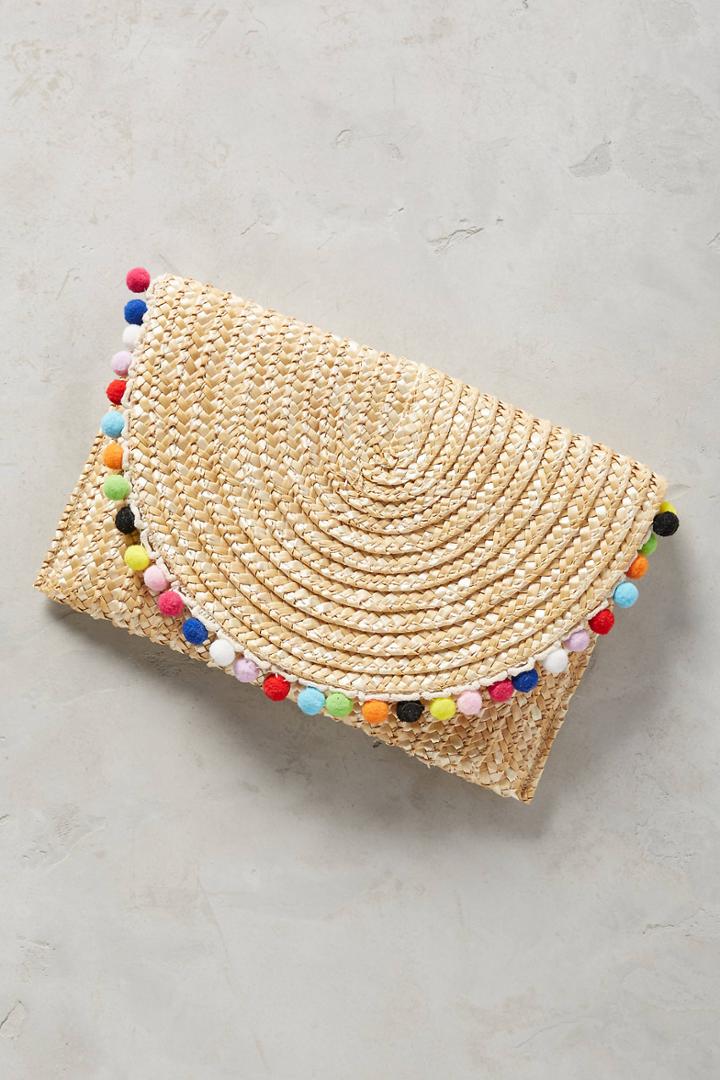 Shiraleah Rio Pom Pom Clutch