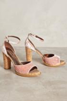 Farylrobin Velvet Pluto Heeled Sandals
