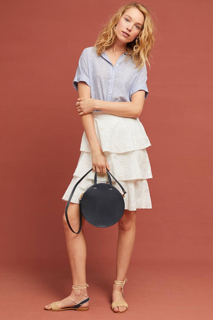 Hutch Tiered Eyelet Skirt