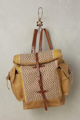 Sketchbook Toffee Handwoven Backpack