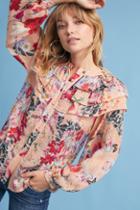 Korovilas Metallic Floral Buttondown
