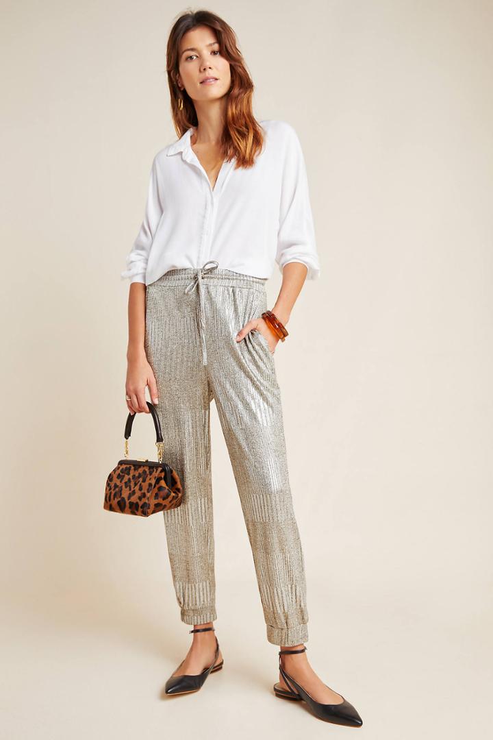 Bishop + Young Melora Metallic Joggers