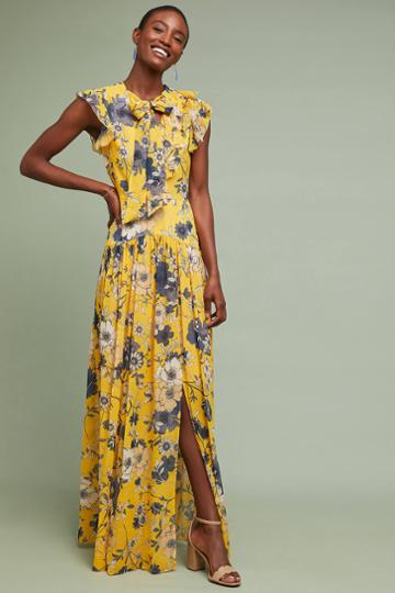 Ml Monique Lhuillier Fiorina Maxi Dress