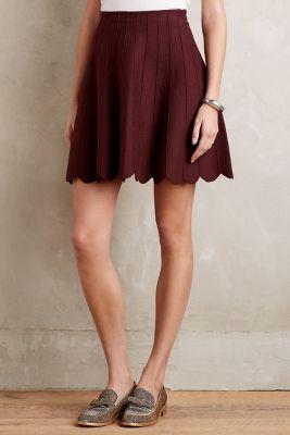 Knitted & Knotted Carmenere Sweater Skirt
