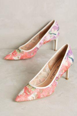 Bettye Muller Astor Pumps Bright Red