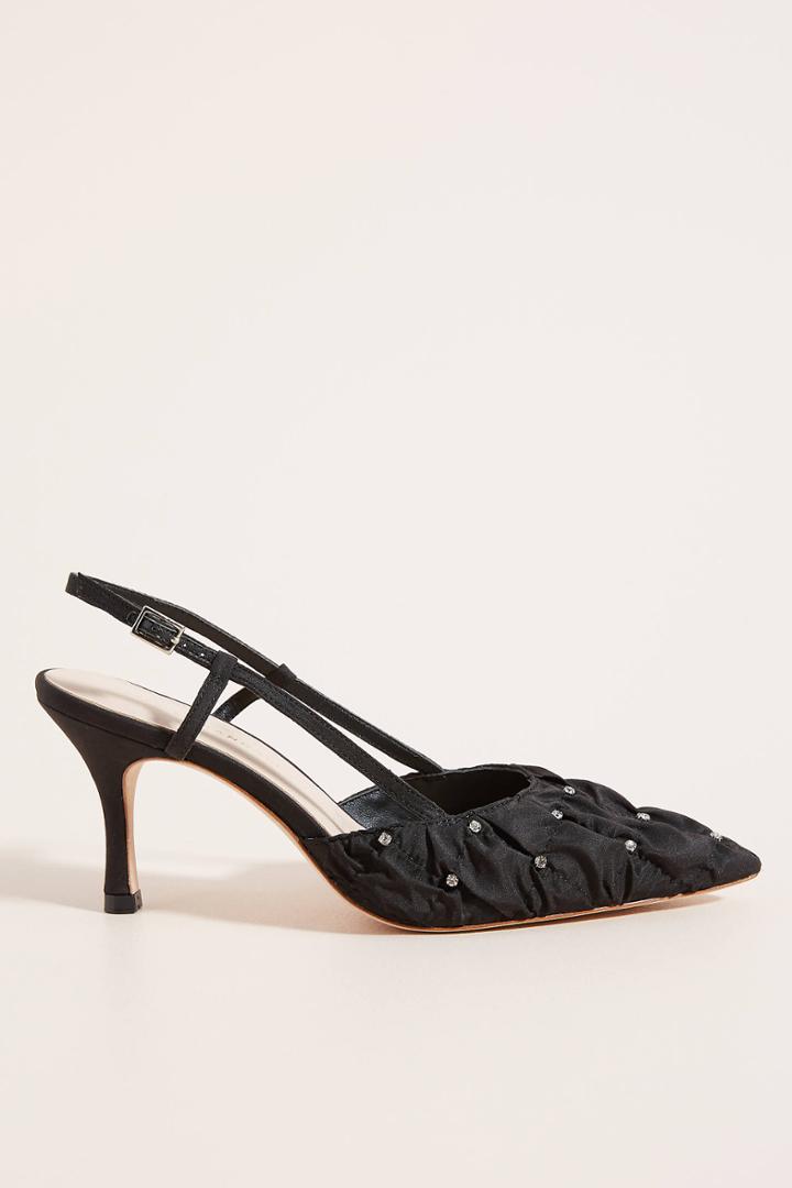 Loeffler Randall Athea Silk Slingback Heels