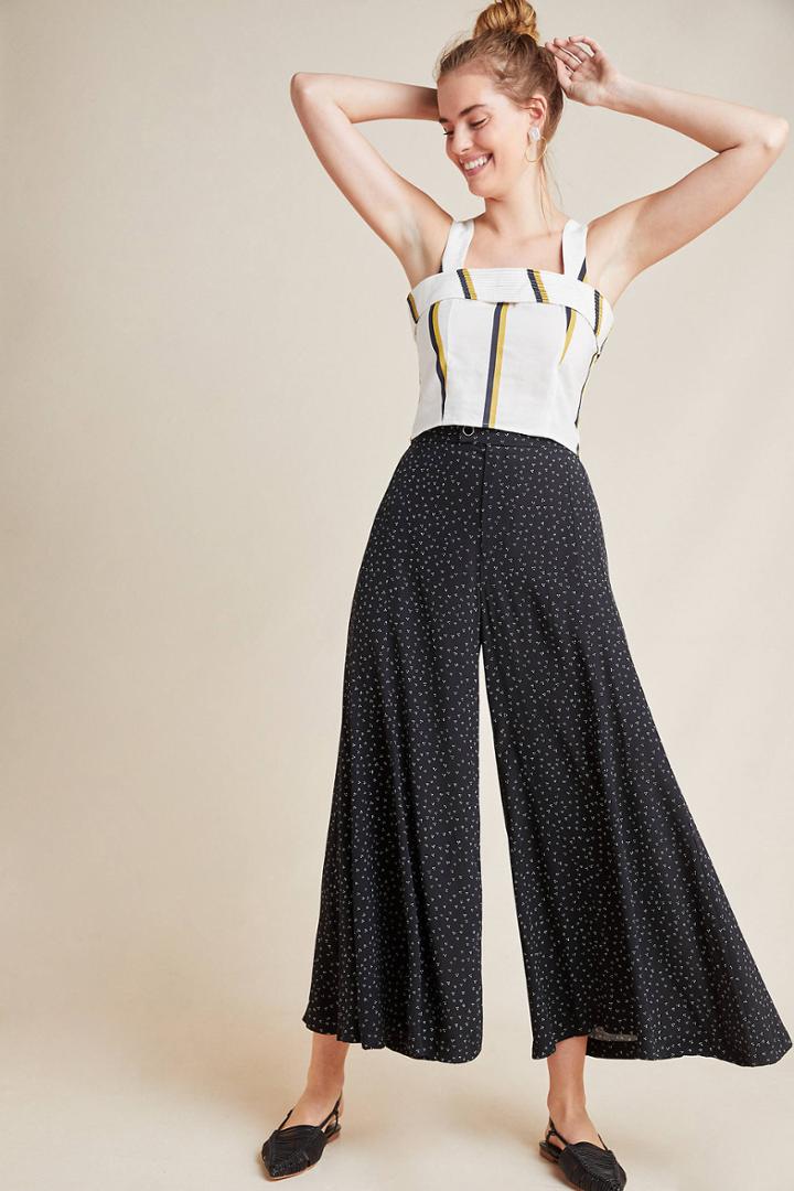 Anthropologie Skirted Wide-leg Pants
