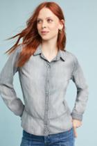 Cloth & Stone Ruffled Peplum Buttondown