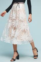 Eva Franco Floral Lace Midi Skirt