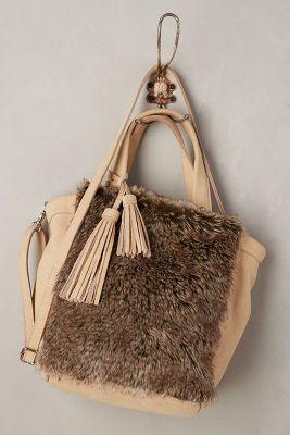 Jasper & Jeera Plateau Faux-fur Tote