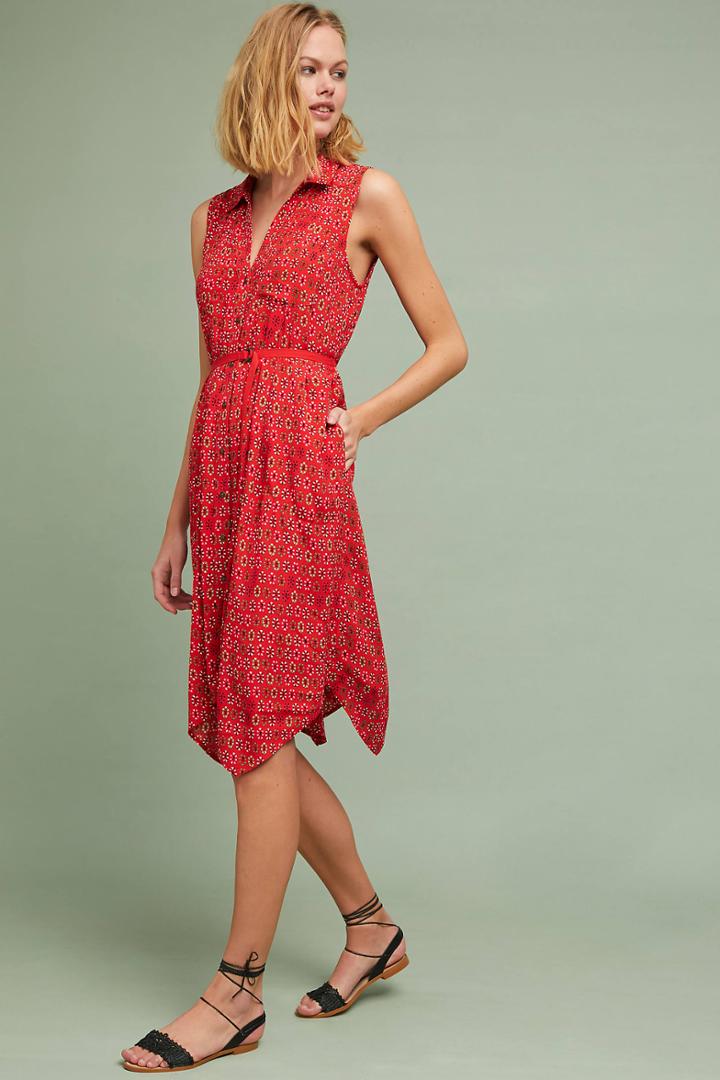 Maeve Daisy Midi Shirtdress