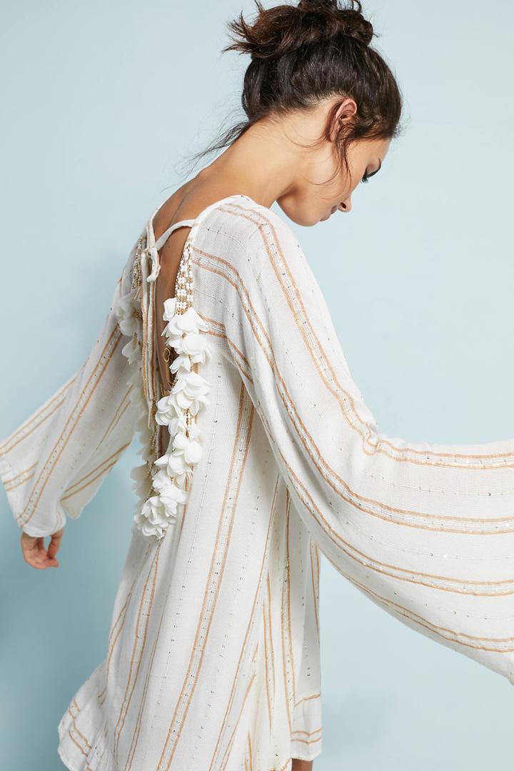 Sundress Bobby Metallic Cover-up Dress