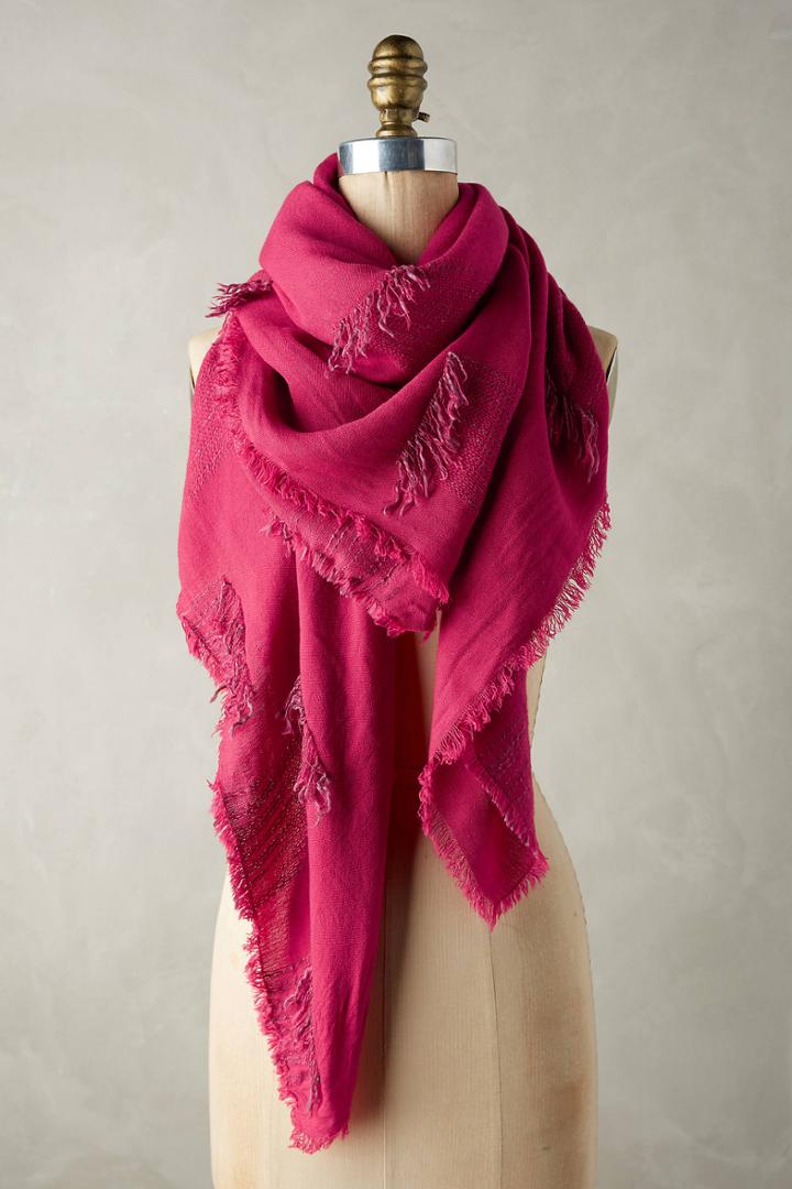 Anthropologie Kayleigh Square Scarf