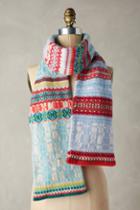 Eribe Fairisle Folk Wool Scarf
