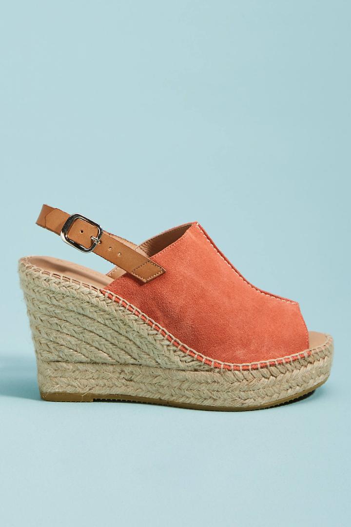 Anthropologie Monica Wedge Espadrille Sandals