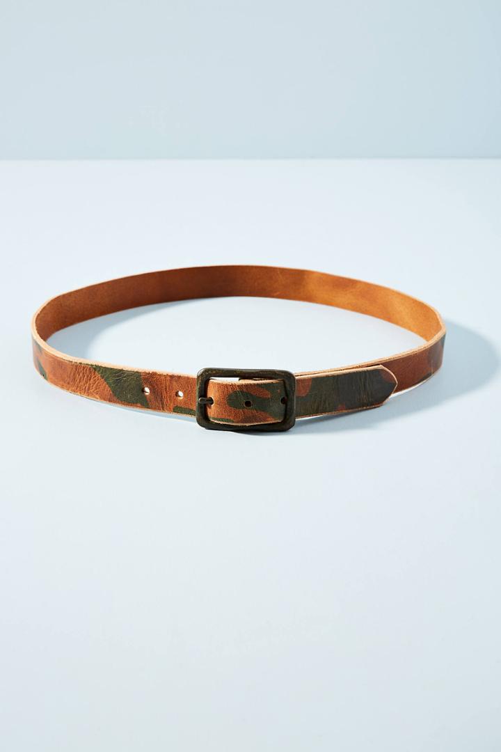 Streets Ahead Camo Skinny Belt