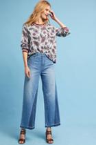 Pilcro Ultra High-rise Cropped Wide-leg Jeans