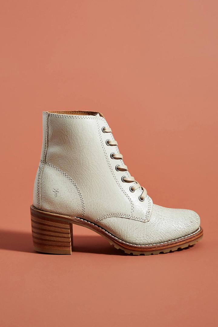 Frye Sabrina Lace-up Hiker Boots