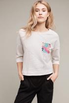 Anthropologie Patched Pullover