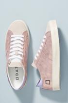 D.a.t.e. Metallic Pink Sneakers