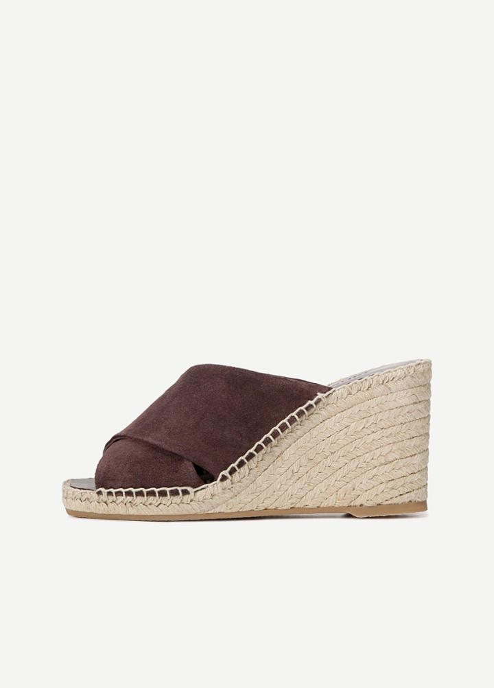 Vince Gaelan Suede Wedge Sandal