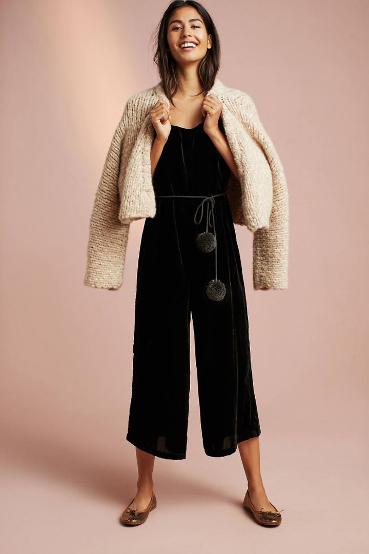 Corey Lynn Calter Margo Velvet Jumpsuit